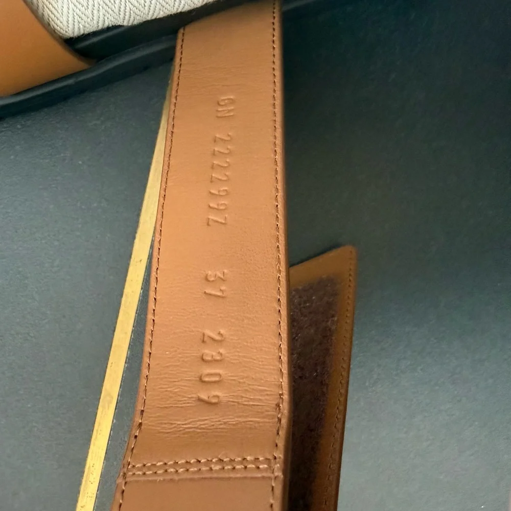 Hermes Tan and Black Sandals - Picture 2 of 2